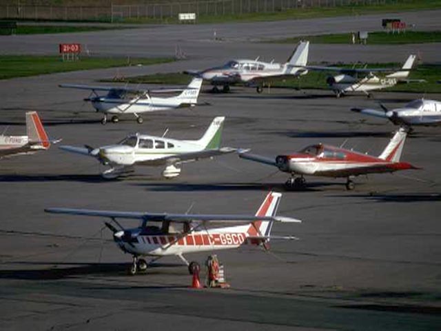 Various aircraft on ground
