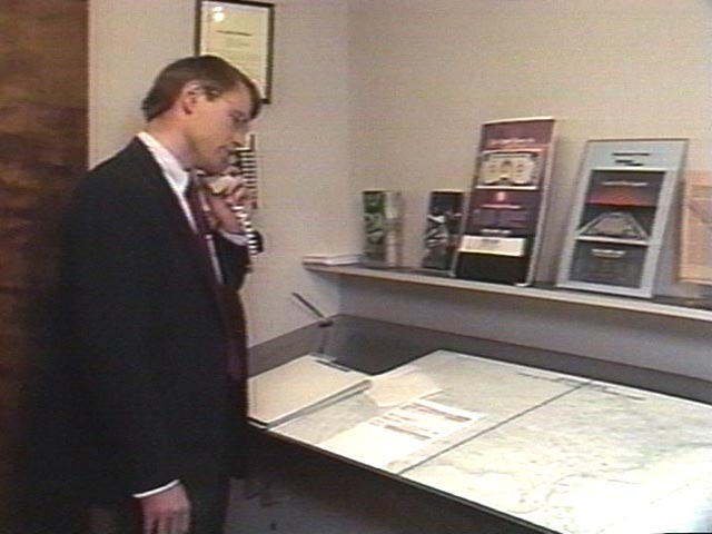 Pilot on phone checking the weather