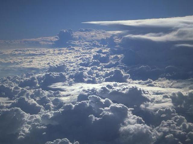 Clouds as seen in flight