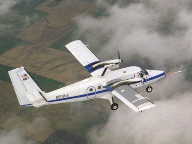 NASA Twin Otter in flight